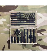Multicam US Coast Guard Ensign Flag &amp; Reverse US Flag Patch Set USCG Coa... - $325.66 MXN