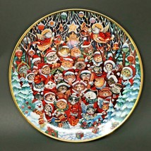 Franklin Mint Bill Bell Decorative Plate SANTA CLAWS Cat Heirloom Collection - $14.50