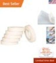 Pack of 6 1" Heavy Duty Banner Hem Double Sided Permanent Tape 1-Inch x ... - $87.11