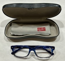 Ray-Ban RB1531 3647 Eyeglass Frames Blue Fade 48-16-130 w/ Case &amp; Cloth - $546.75 MXN