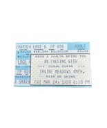 Duran Duran Concert Ticket Stub 03/24/1989 Irvine Meadows Amph. Rio Finale! - $20.00