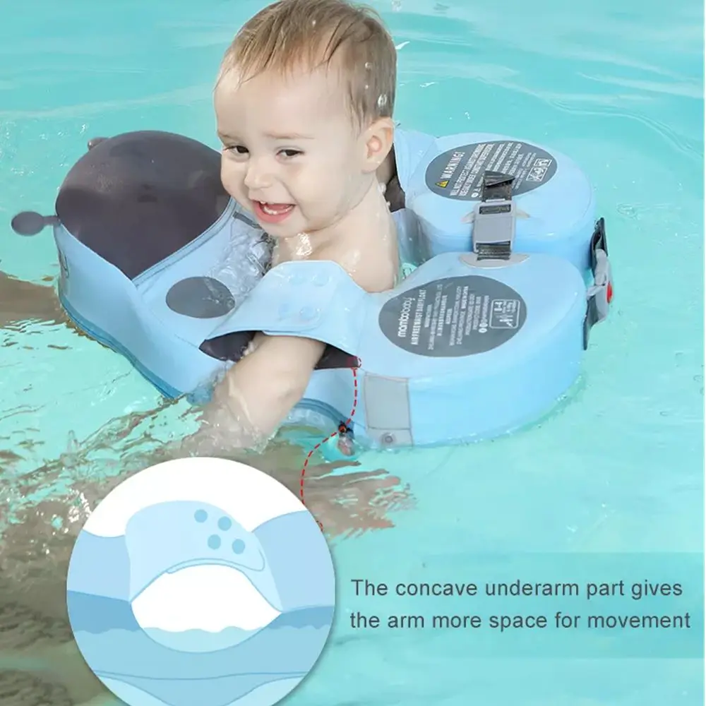 Mambobaby Baby Float Waist Swimming Rings Kids Swim Trainer Non-inflatable Chest - £68.61 GBP