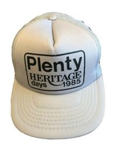 Trucker Style  HAT CAP  Vintage Snap Back Flat Brim Plenty Heritage Days... - $8.24