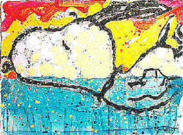 Tom Everhart &quot;Bora Boogie Oogie&quot; Hand Signed Limited Ed. Snoopy Peanuts - £1,051.79 GBP