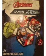 Marvel Avengers 48 Pieces 24 Valentines - $25.64 CAD