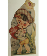 Vintage 1950s Valentines Come Across With Your Heart Or Else Box2 - $5.93