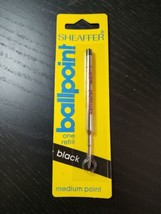 Sheaffer Ballpoint Pen Refill 99335 Black Medium Point Long Lasting Ink Sealed - £14.80 GBP