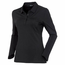 Nwt Ladies Sunice Black Long Sleeve Golf Polo Tennis Shirt - M, L, Xl &amp; 2XL - £27.66 GBP