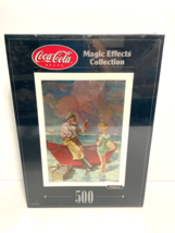 2001 Rose Art Magic Effects Coca’ Cola Jigsaw Puzzle 500 pcs New - £7.91 GBP
