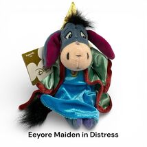 Vintage Disney Winnie the Pooh MAIDEN IN DISTRESS Eeyore 9" Plush Toy New - $14.25