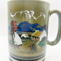 Wade Irish Porcelain Coffee Mug Shamrock Glazed Music Box Cup Ireland - £16.82 GBP