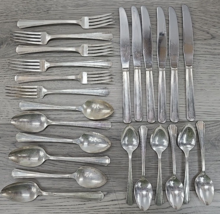 Oneida Carlton Silver-Plate Mansfield Flatware Set - 24 Piece Set - £22.39 GBP