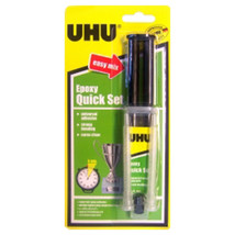 Uhu Epoxy Glue Syringe Quick Set 14ml (Pack of 2) - £15.98 GBP