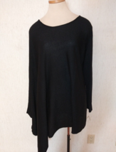 NWT Nygard Missy Size XL Black Sparkle Cape Poncho Hand Washable - £14.09 GBP