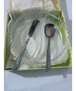 SOUTH SEAS in Community Vintage Demitasse Spoons with/Glass Plate - $23.36