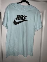 Nike Men&#39;s Graphic T-Shirt Light Dew  On Futura Short-Sleeved Crew Neck ... - $32.00