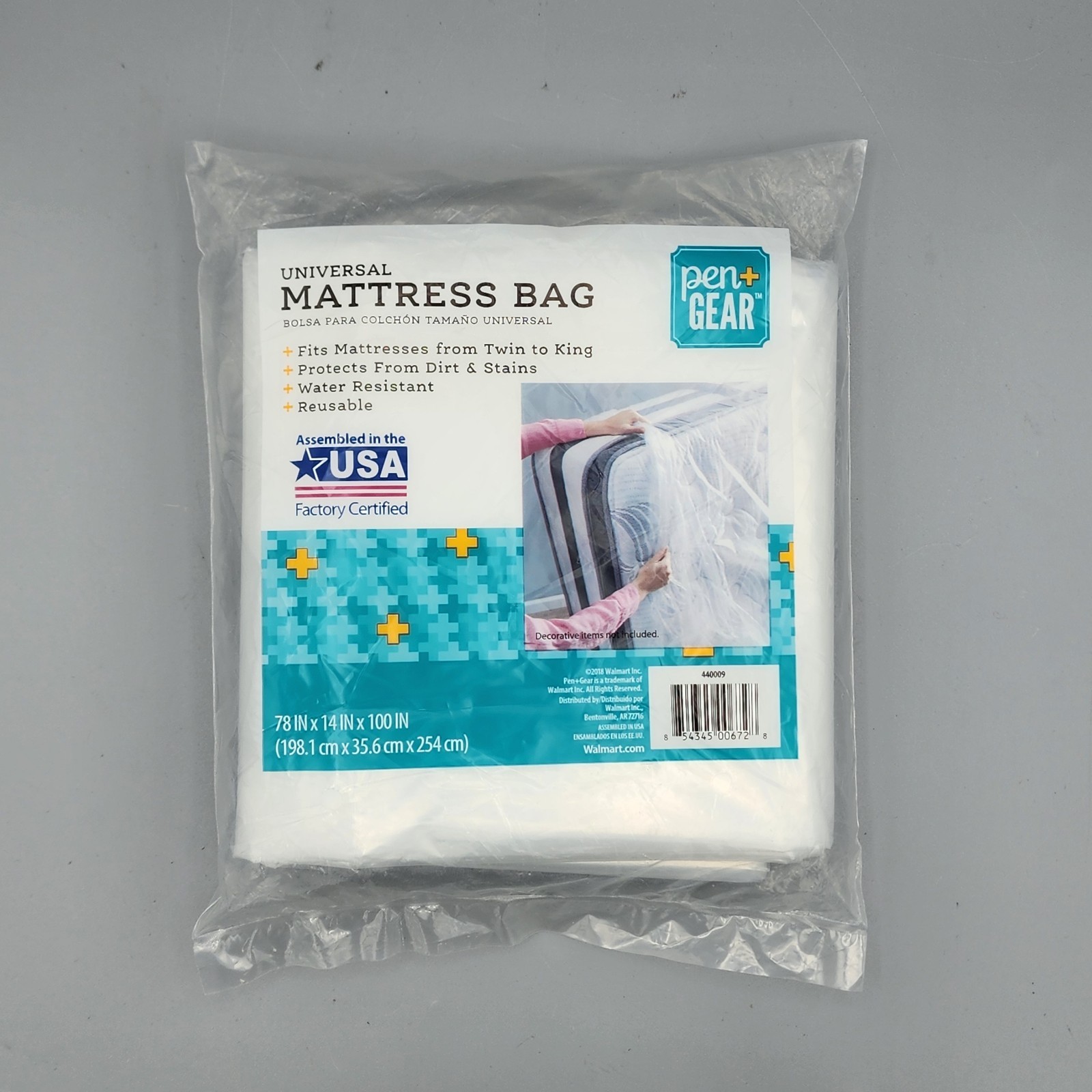 Universal Mattress Bag - Fits Twin - King Protector Pen+Gear - $7.99