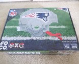 Foco BRXLZ New England Patriots 1179 Piece 3D Helmet Puzzle--FREE SHIPPING! - £30.89 GBP