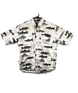 Columbia Sportswear Mens XL Fish Print Shirt SS Shirt Button Up Fresh Wa... - £19.58 GBP