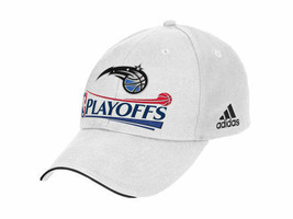 Orlando Magic Adidas White Adjustable 2012 Playoffs NBA Basketball Cap Hat - £13.66 GBP