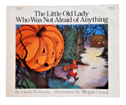 The Little Old Lady Who Was Not Afraid of Anything Linda Williams VTG Pa... - $6.79