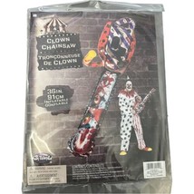 Fun World inflatable BLOODY CLOWN CHAINSAW Costume Prop Handheld 36&quot; HORROR - £14.90 GBP