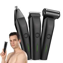 Beard Trimmer, 3 in 1 Hair Clippers and Mens Grooming Kit, Face, Nose, E... - $16.57