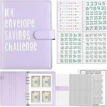 100 Envelope Challenge Budget Planner, $5,050 Money Saving Cash Challenge Book - £11.68 GBP
