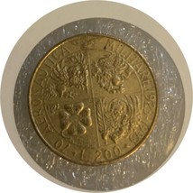 1993-R ITALY 200 Lire - Aluminum-Bronze Coin VF - £1.12 GBP