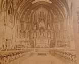 Interior Notre Dame de la Lourdes Montreal Stereoview Underwood &amp; Underwood - $7.53