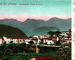 1906 Postcard Italy - Hotel &amp; Pension Stamp - Cava Dii Tirreni Panorama Und - $4.47