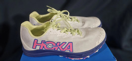 Hoka One Crescendo XC Spiked Cross Country Shoe White Blueberry Men Size 11 - $79.69