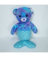 Build a Bear BAB Magical Mer-Bear Mermaid Plush 18” Blue Purple Stuffed ... - £19.46 GBP