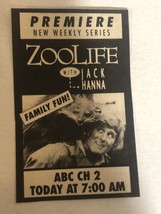 Zoo Life With Jack Hanna Vintage Tv Guide Print Ad Tpa25 - £4.63 GBP