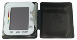 Wrist Blood Pressure Monitor Lg LCD Display Adjustable Cuff Carrying Case W1681 image 4