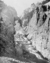 Grand Canyon of Yellowstone River at Yellowstone National Park 1916 Phot... - $8.81+