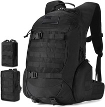 35L Motorcycle Backpack, Black Tactical Backpack, Military Backpack (2.0... - $51.97