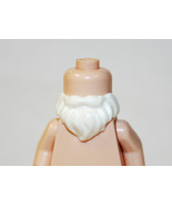 White Medium Beard Facial Hair Piece For Minifigure US - $3.98 CAD