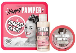 Soap &amp; Glory Happy Pamper Gift Set Original Pink Rose &amp; Bergamot by Soap &amp; Glo - £23.58 GBP