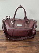 Vintage American Tourister Carry On Duffle Bag Brown 1986 Classic Cranberry - $39.99