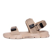 Simple Fashion Men Sandals Basic Solid Color Outdoor Beach Shoes Male Summer Lig - $61.52