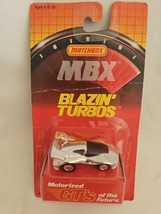 Vtg Matchbox MBX Blazin’ Turbos Chrome Pull Back GT Racer Car 1986 Luigi Colani - $13.86