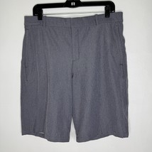 Nike Golf Shorts 33 Gray Dri-FIT Lightweight Stretch Performance Active 10&quot; - $20.00