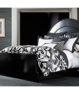 2 Ralph Lauren Ellington Deco Standard Shams Black White $260 - $95.78 CAD
