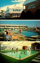 Vintage Postcard USA Tidewater Motor Lodge West Yarmouth Mass Hotel-BK53 - £3.16 GBP