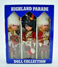 Rexard Dolls Highland Parade Souvenir Doll Collection (3 Pc) 6.5&quot; Plastic - New - £21.09 GBP