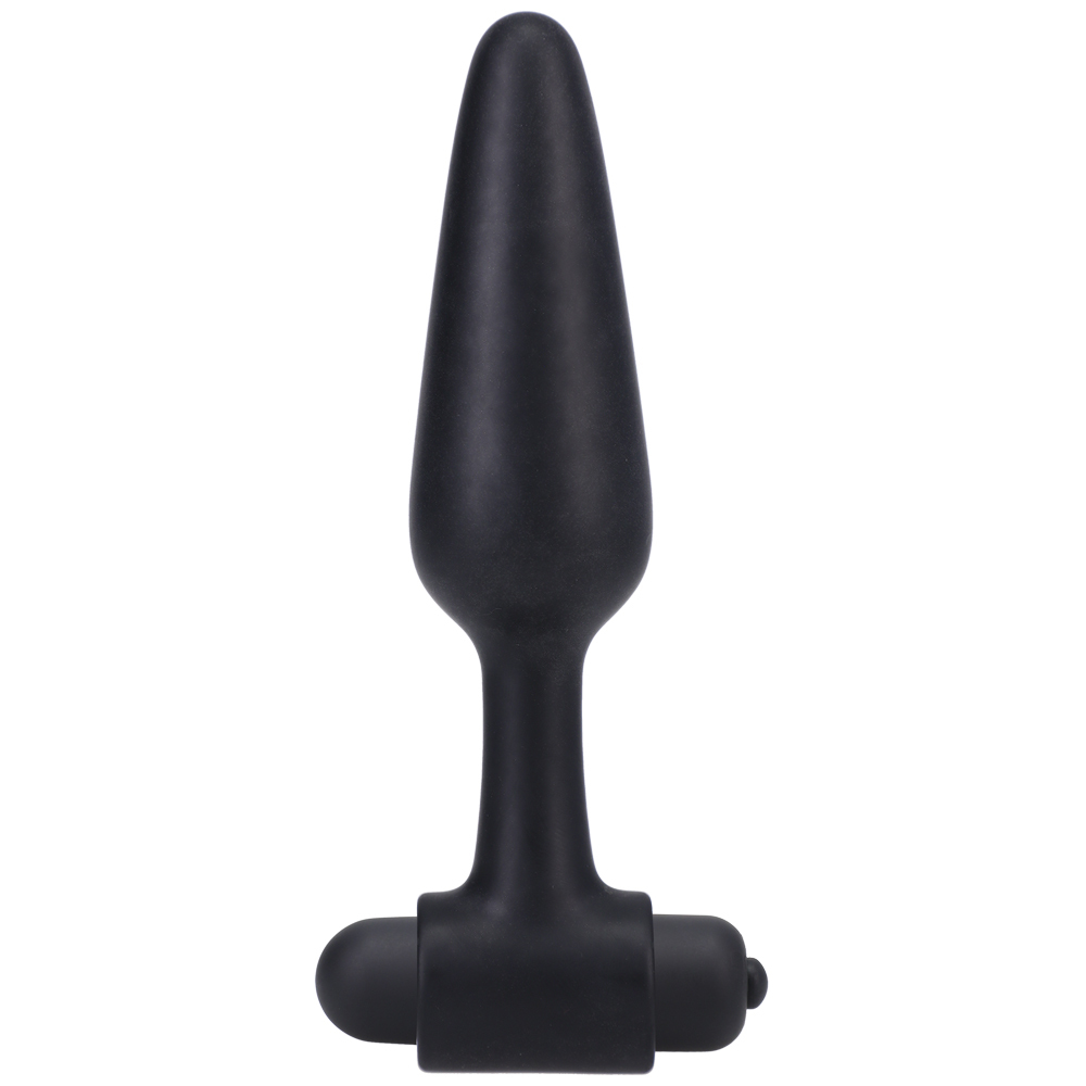 Vibrating Butt Plug In A Bag 5&quot; Black - $23.45