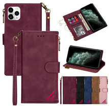 For iPhone 12 Pro Max/Mini/11/Xs/Xr/8 Leather wallet FLIP MAGNETIC case cover - £43.07 GBP