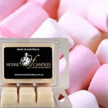 Strawberry Marshmallows Eco Soy Wax Candle Wax Melts Clam Packs Hand Poured - £11.18 GBP+