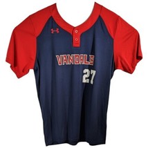 Vandals Baseball Jersey #27 Mens Large Navy Blue and Red - £18.86 GBP